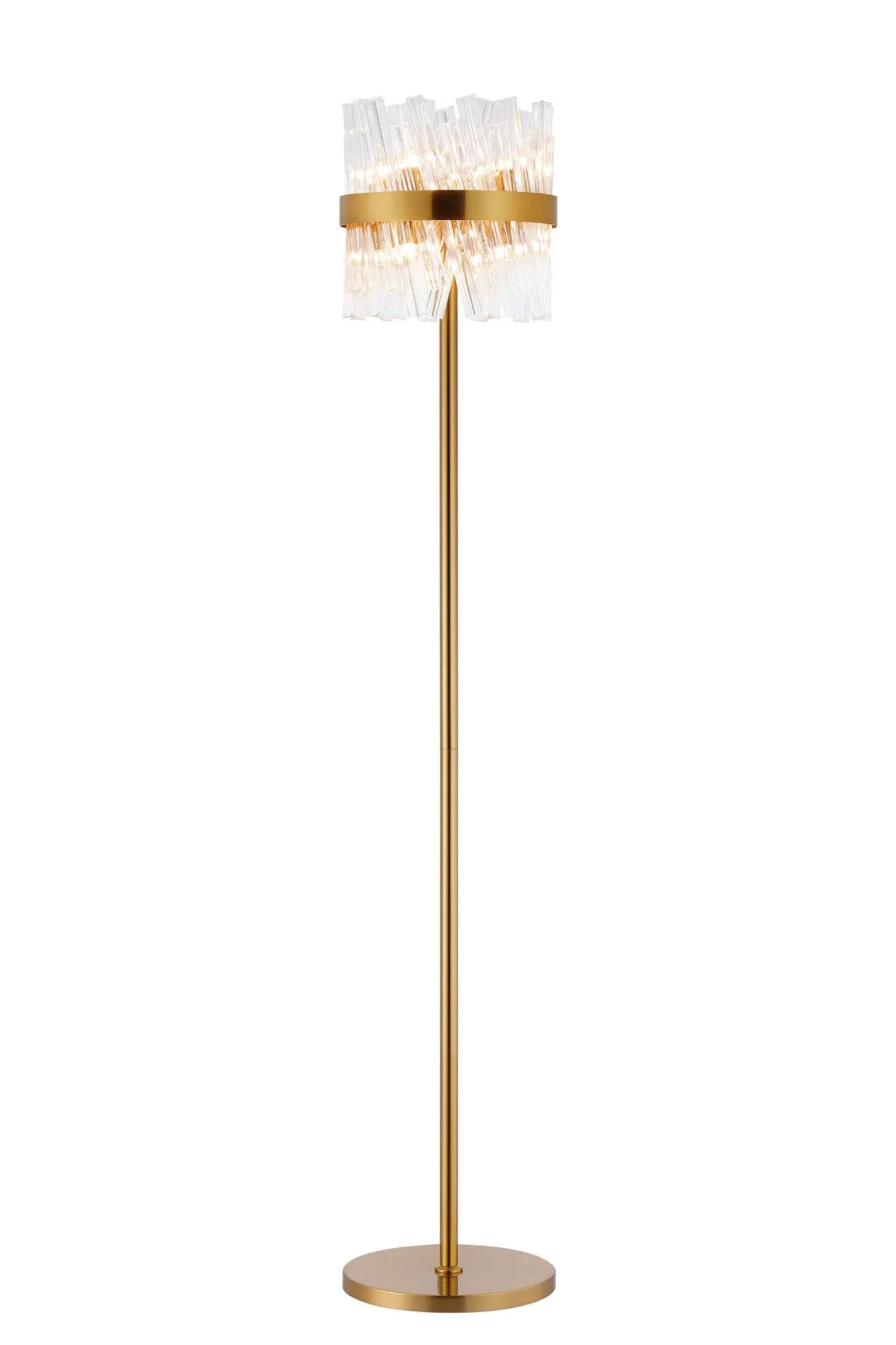 Bellina 8Lt Floor Lamp, Brass/Nickel/Black - Various Finishes - Image 5