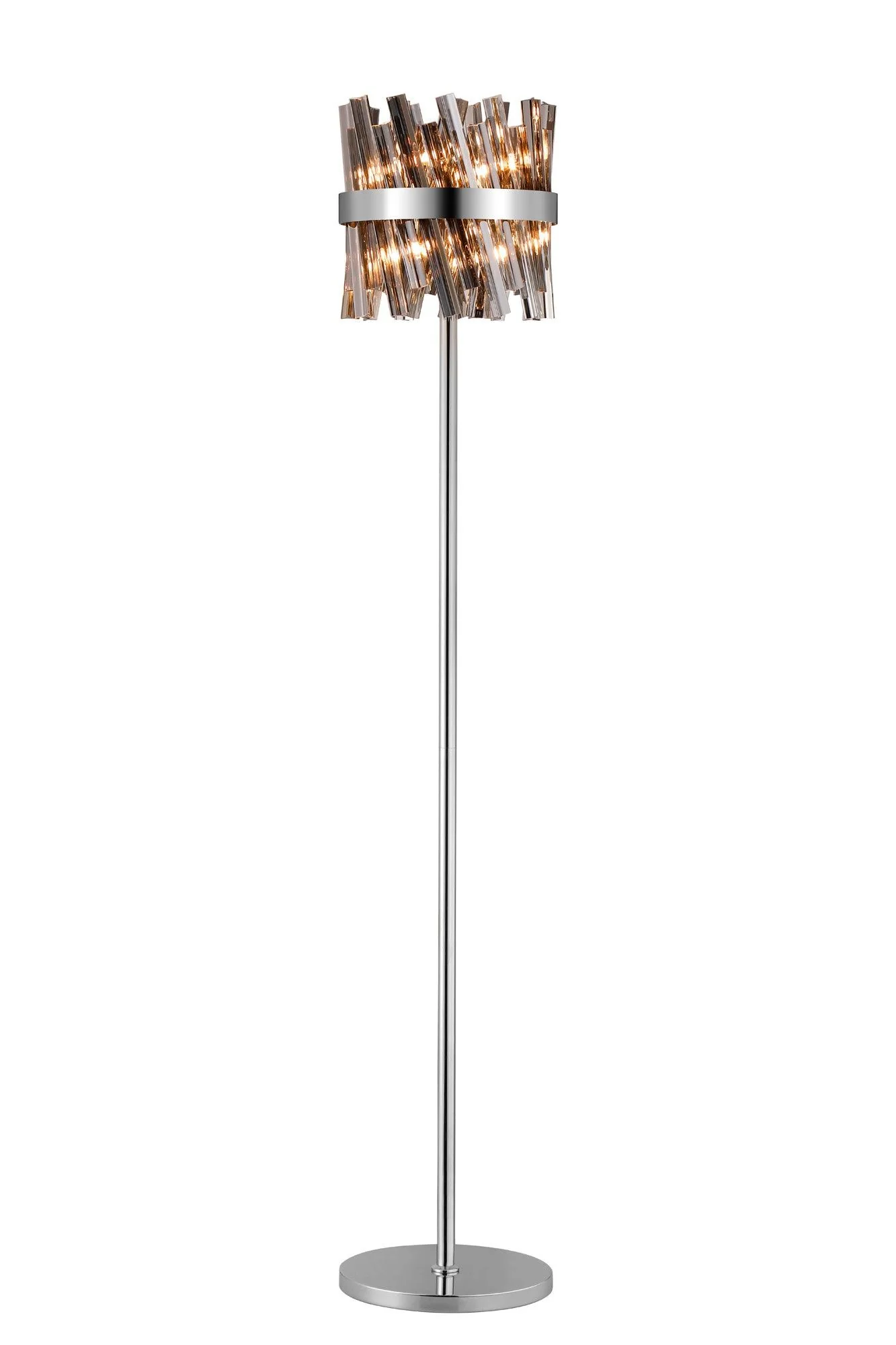 Bellina 8Lt Floor Lamp, Brass/Nickel/Black - Various Finishes - Image 9