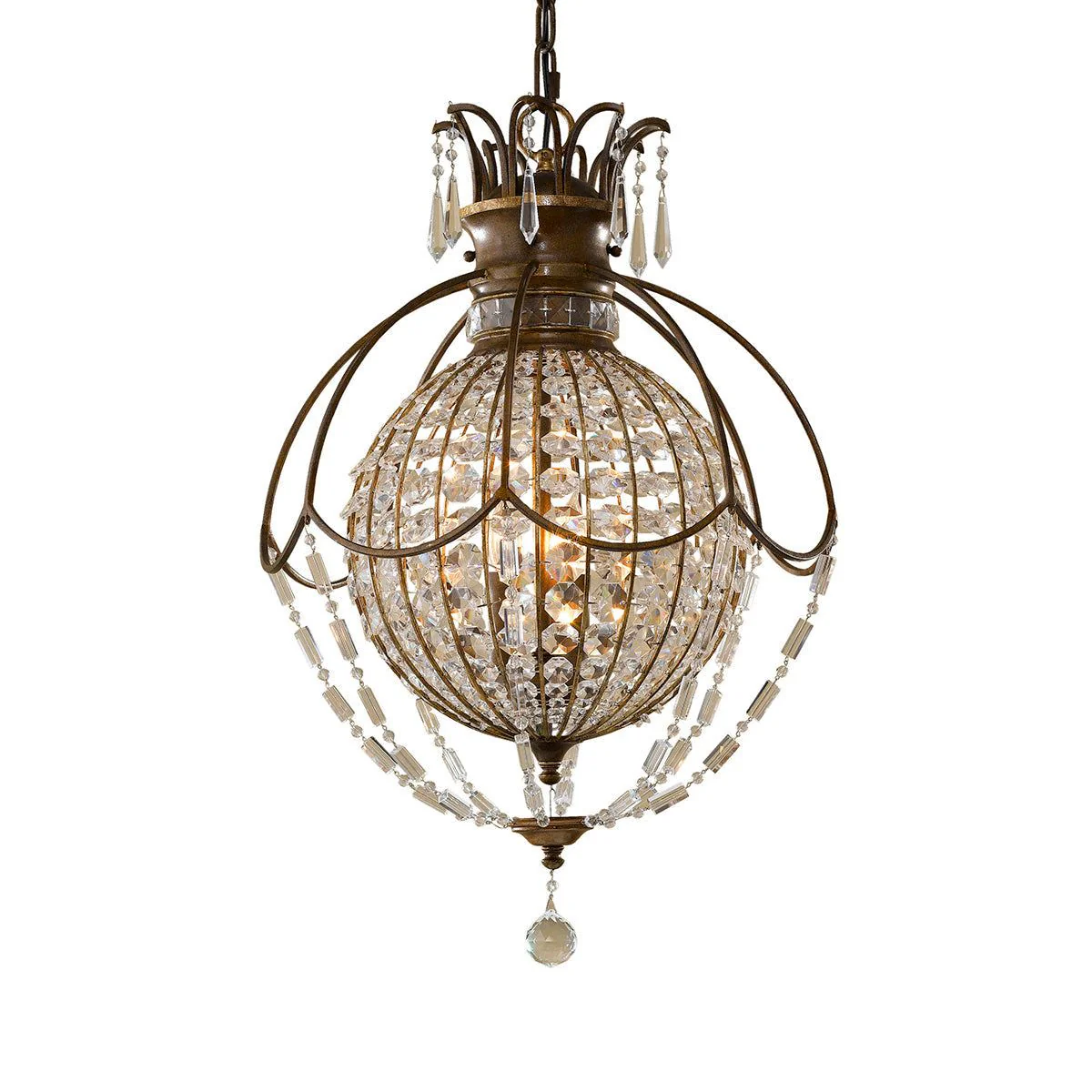 Bellini 1/3Lt Centre Ceiling Light - British Bronze Finish - Image 2
