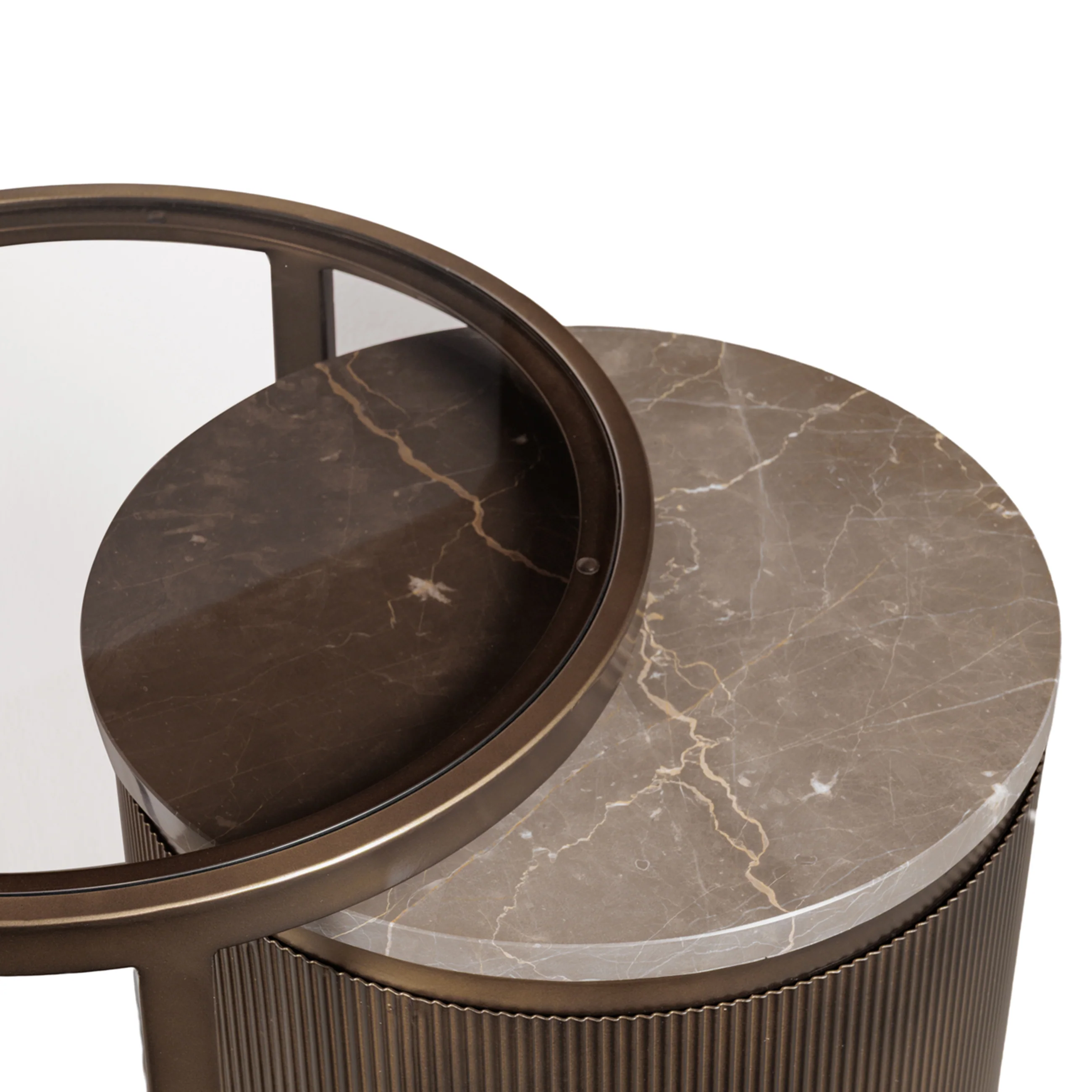 Belvedere Set of 2 Nesting Side Tables - Various Finishes - Image 10