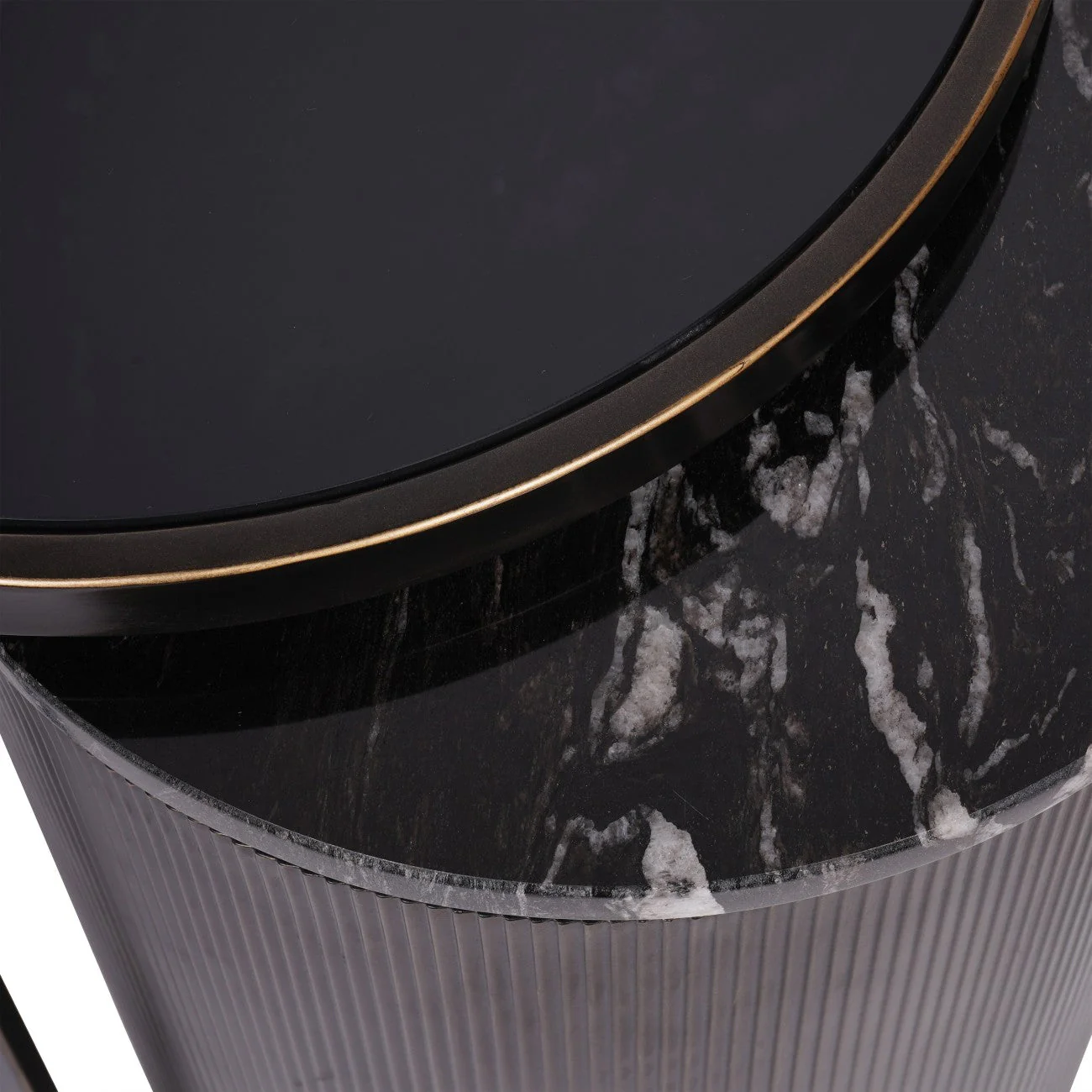 Belvedere Black Set of 2 Nesting Side Tables - Image 6