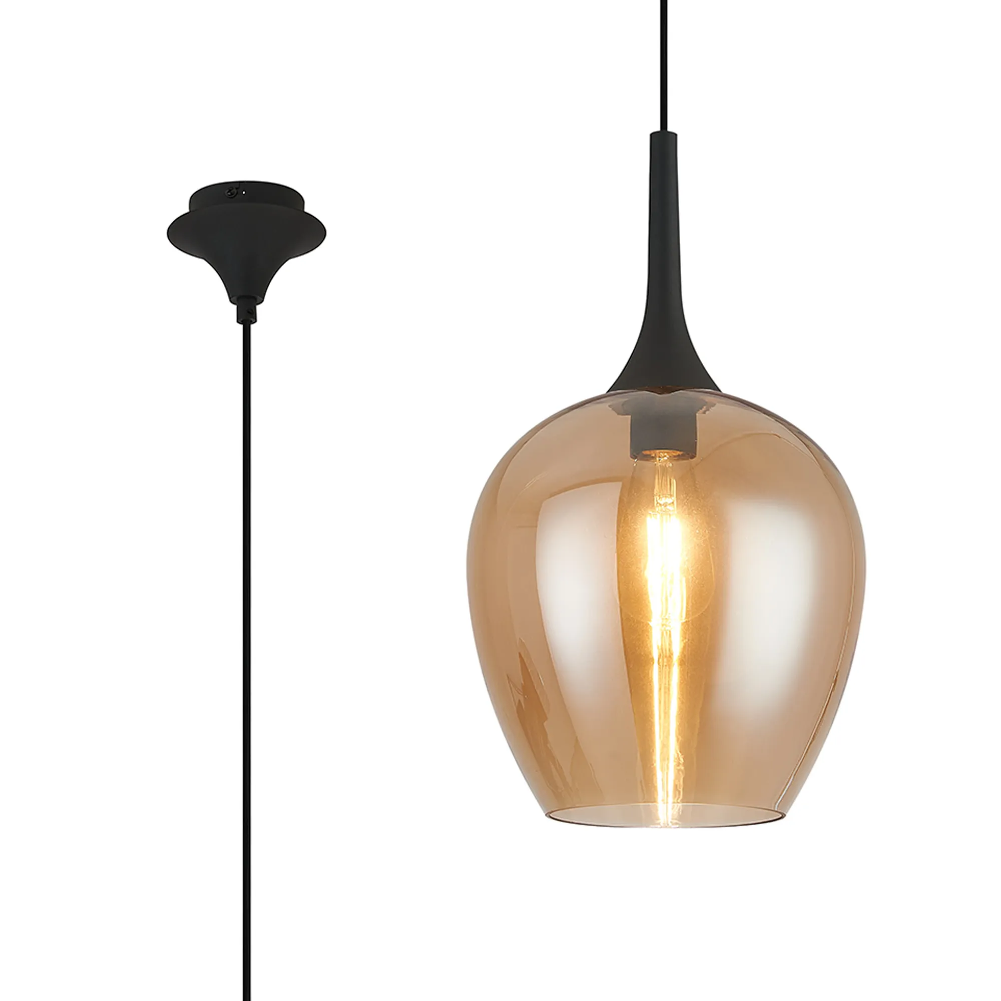 Benalla Single Pendant 1 x E27 - Image 6