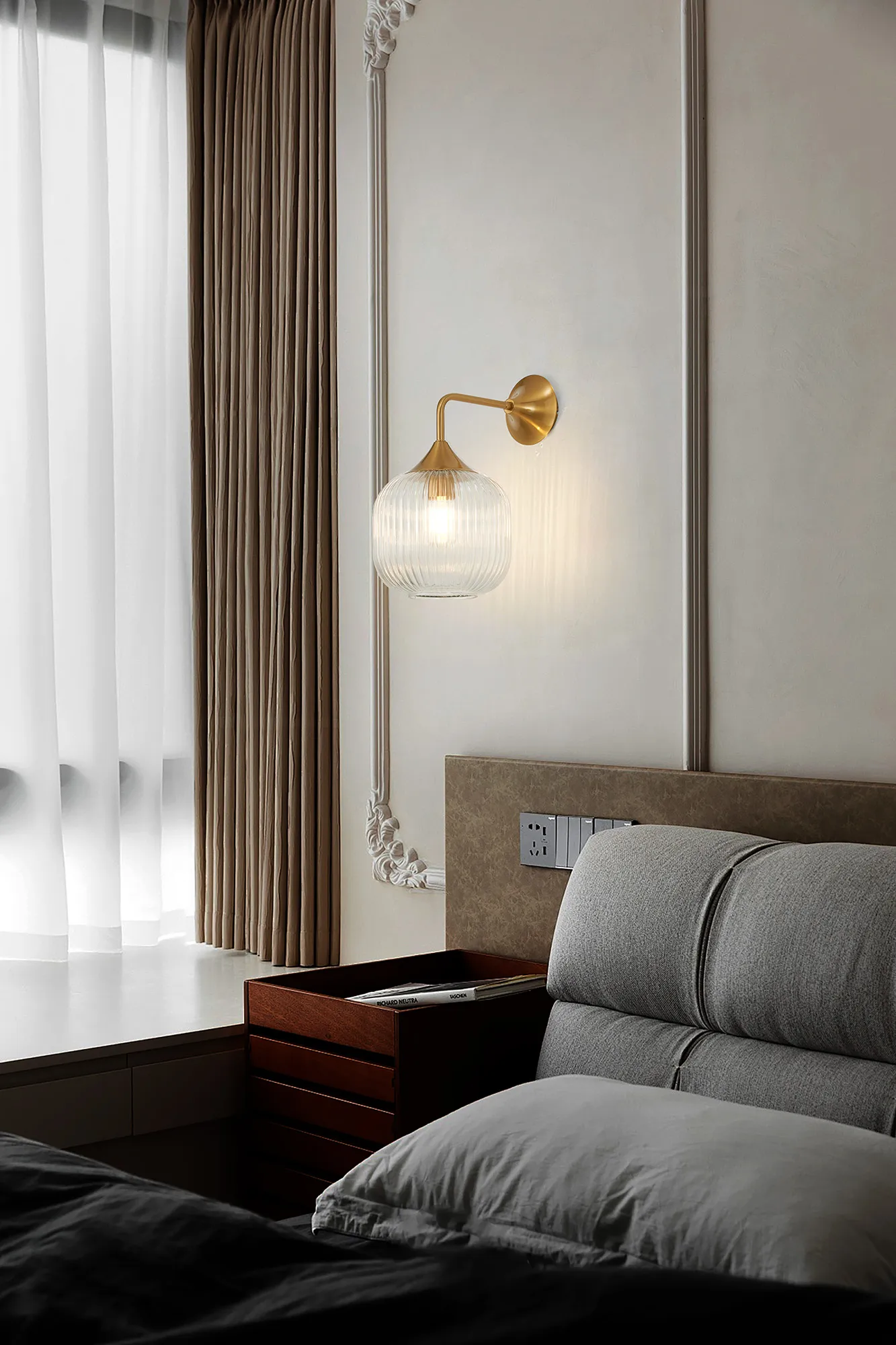 Benalla Wall Light Switched, 1 x E27 - Image 6