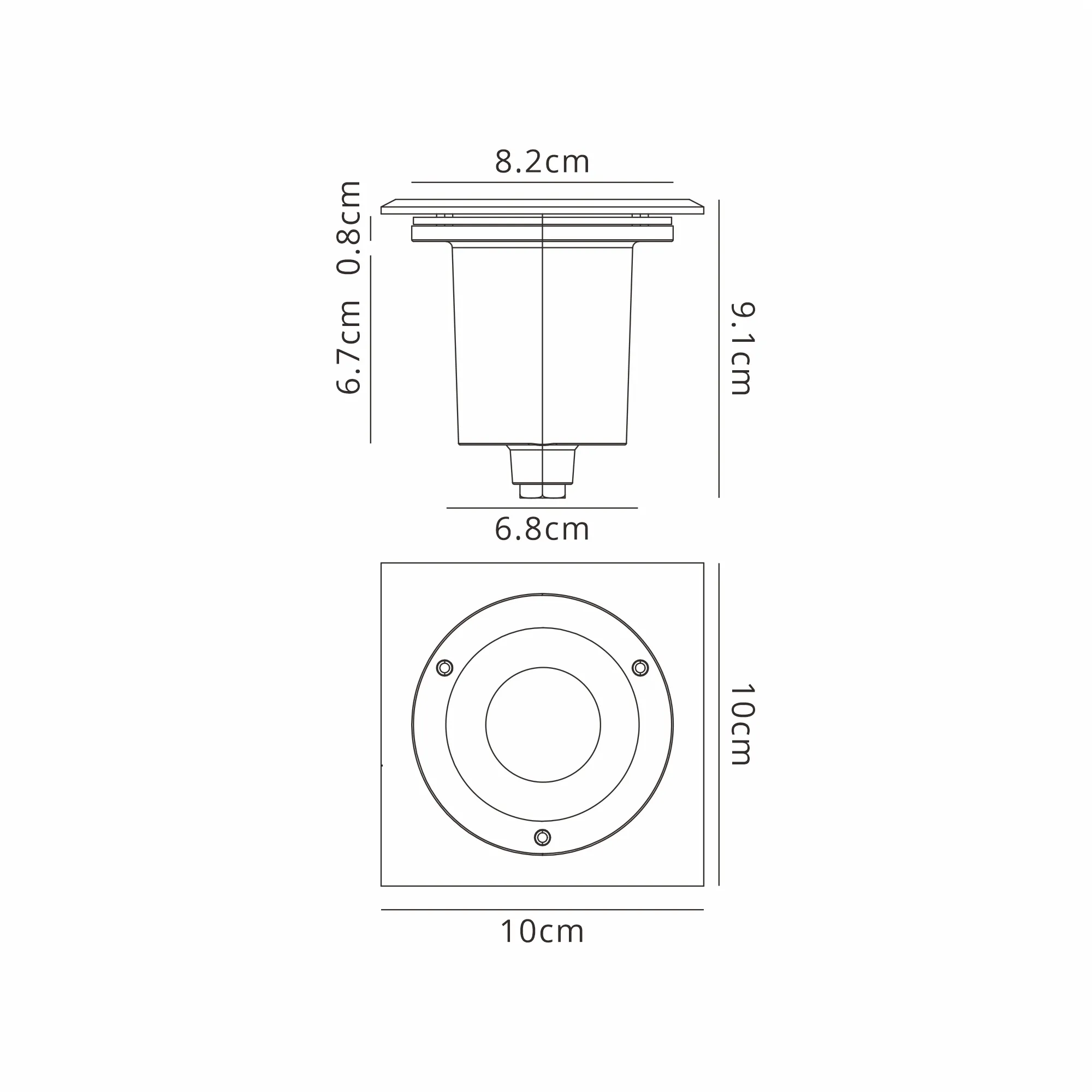 Benecia GU10  Inground Light- Round/Square - Image 6