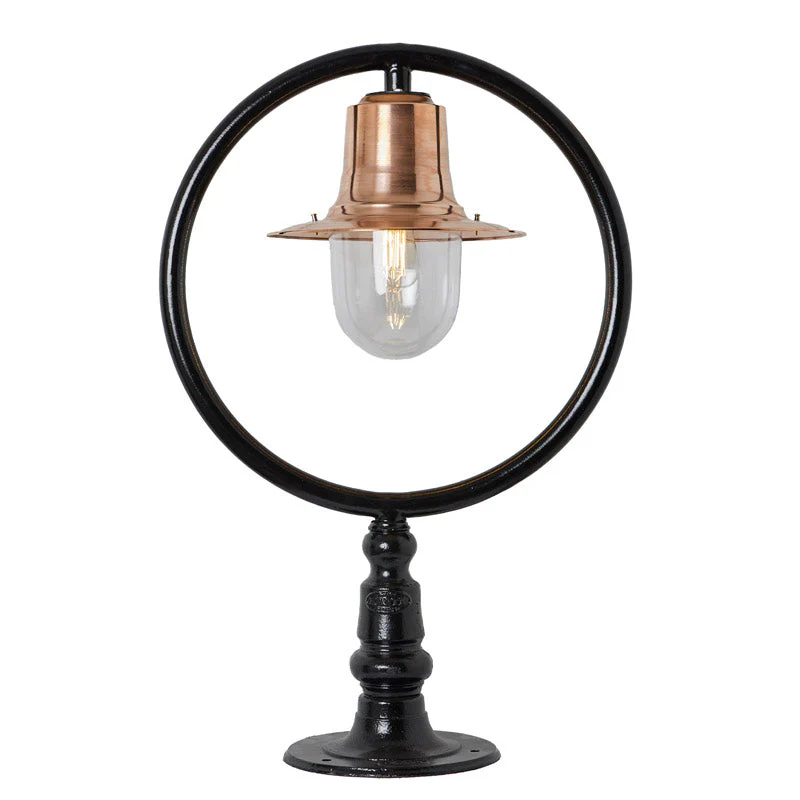 Bennett 1Lt Flat Pier Cap Light - Cast Iron/Copper - Image 2
