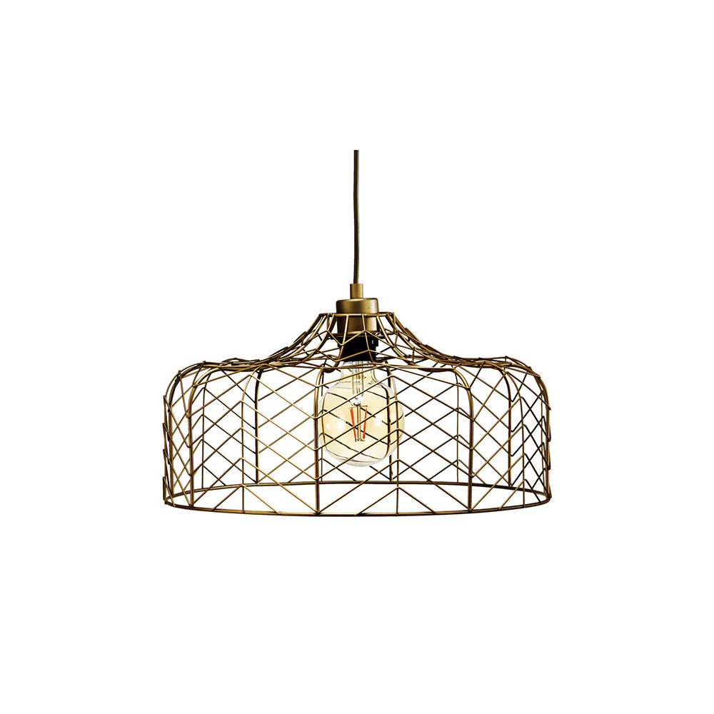 Bern 1Lt Pendant Matt Black/ Matt Gold - Image 3