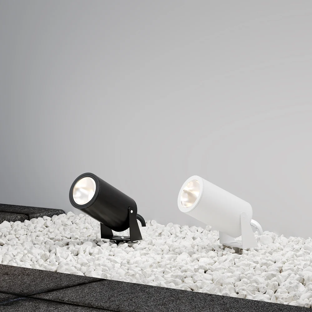 Bern Ground Spotlights/ Spike Lights IP65- Black/White Finishes - Image 14
