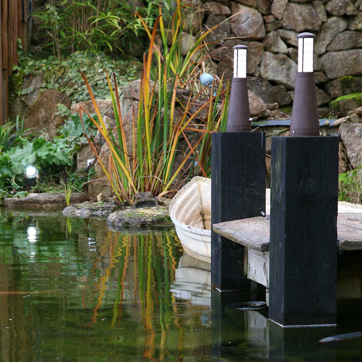 Beta Bollard IP54 - Aged Iron/ Silver - Image 16