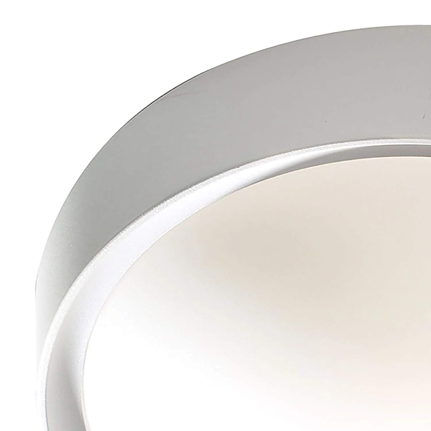 Beta Bathroom Flush Light IP44 - Cream & Opal Glass - Image 4