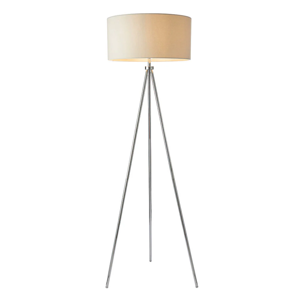Betelgeuse Floor Lamp - Matt Nickel/Polished Chrome Finish E27 - Image 8