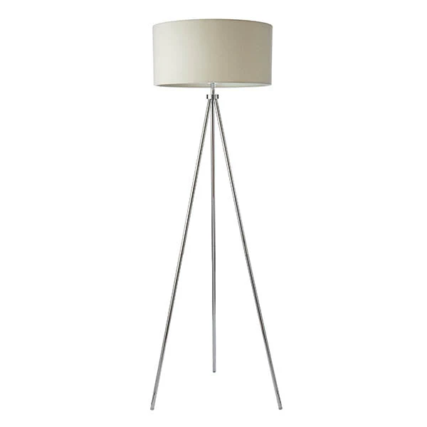 Betelgeuse Floor Lamp - Matt Nickel/Polished Chrome Finish E27 - Image 9