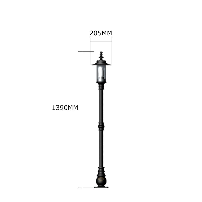 Betley 1Lt Lamp Post - Cast Iron - Image 32