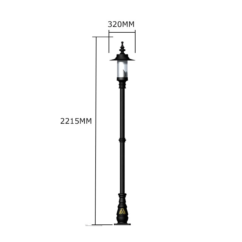 Betley 1Lt Lamp Post - Cast Iron - Image 37