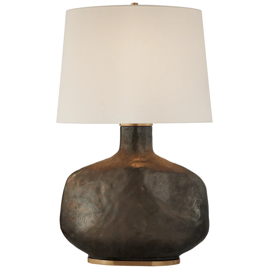 Beton Table Lamp - White/Bronze Ceramic - Image 2