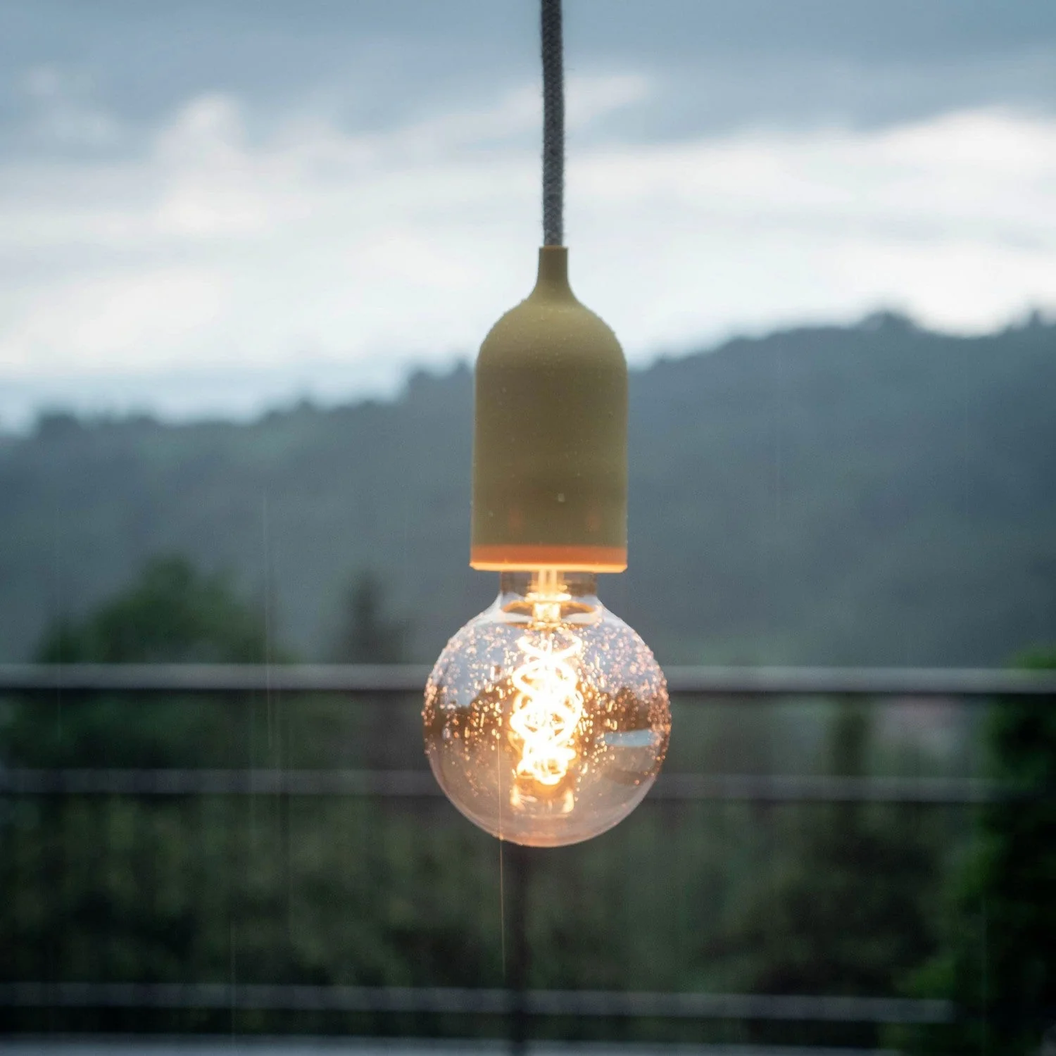 Beverford 1Lt Outdoor Pendant IP65 - Various Colours - Image 2