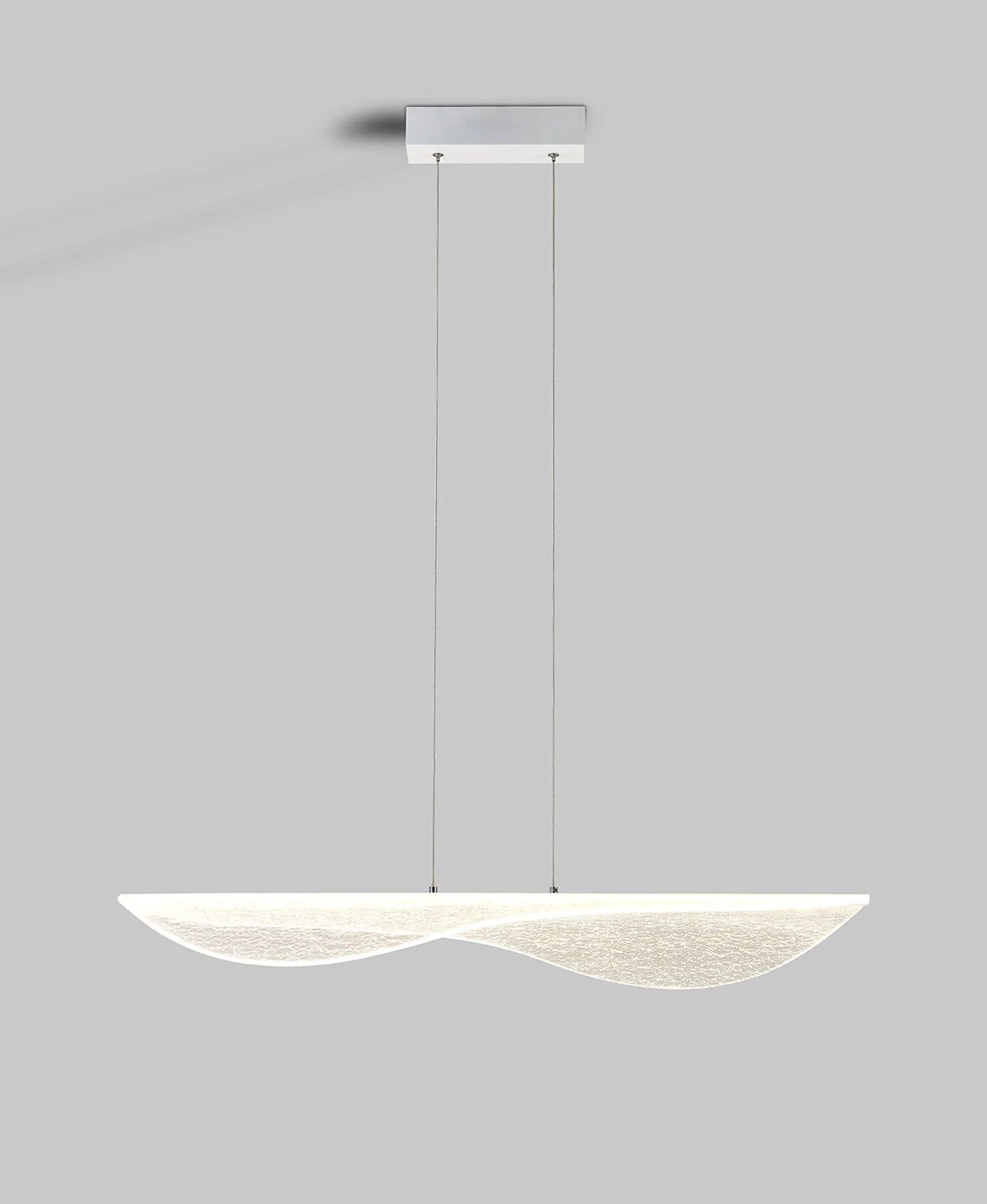 Bianca Medium/Large LED Kitchen Table/Island Ceiling Light - White Finish - Image 5