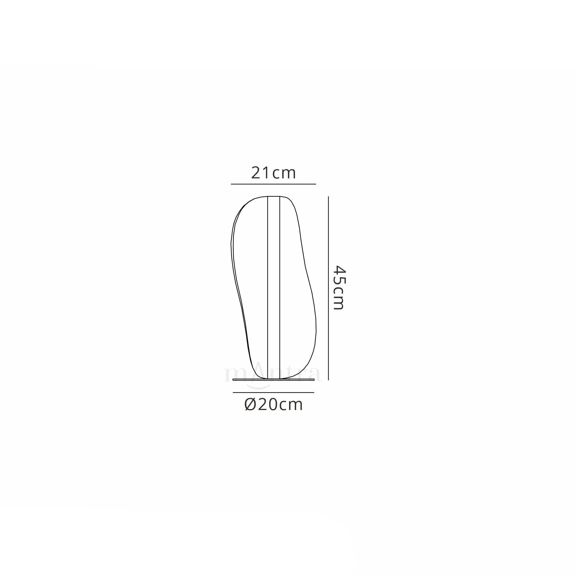 Bianca Medium/Large LED Table Lamp - White Finish - Image 6