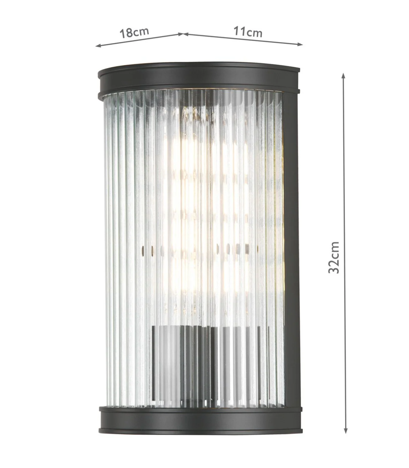 Bianka Wall Light- Black/ Bronze Finish - Image 5