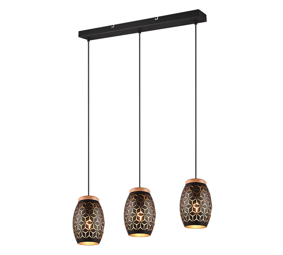 Bidar 3Lt Linear Pendant - Various Colours - Image 5