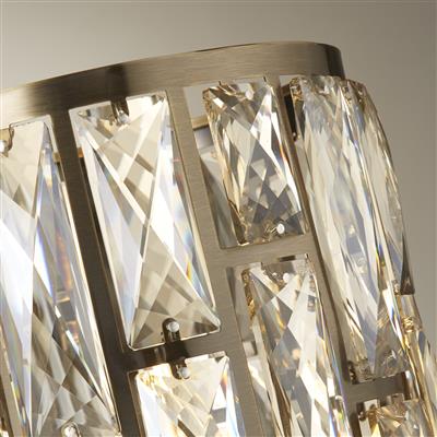Bijou Crystal Table Lamp - Brass/Chrome - Image 2