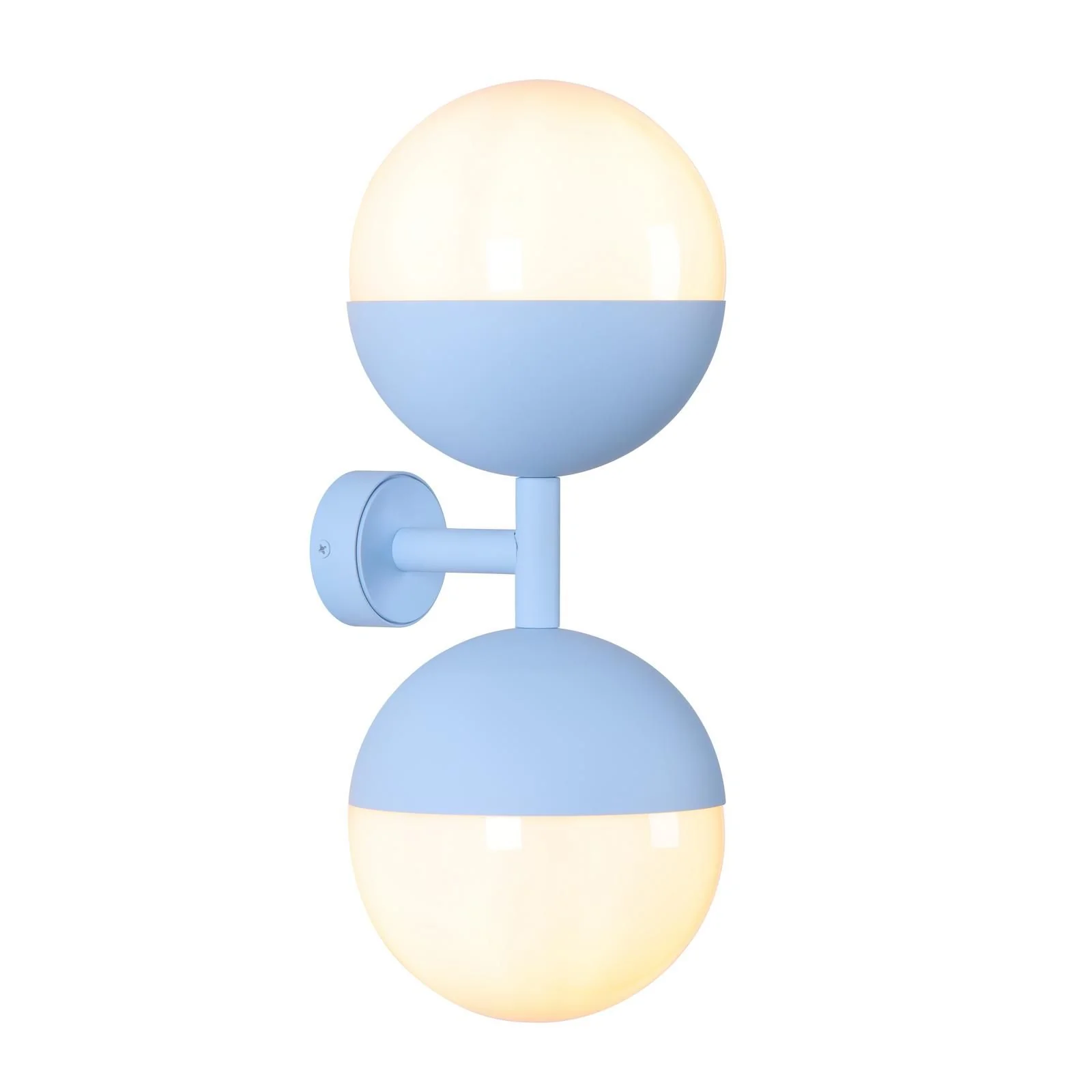 Bilbao 2 Light Wall Light Bespoke and Opal Glass - Image 2
