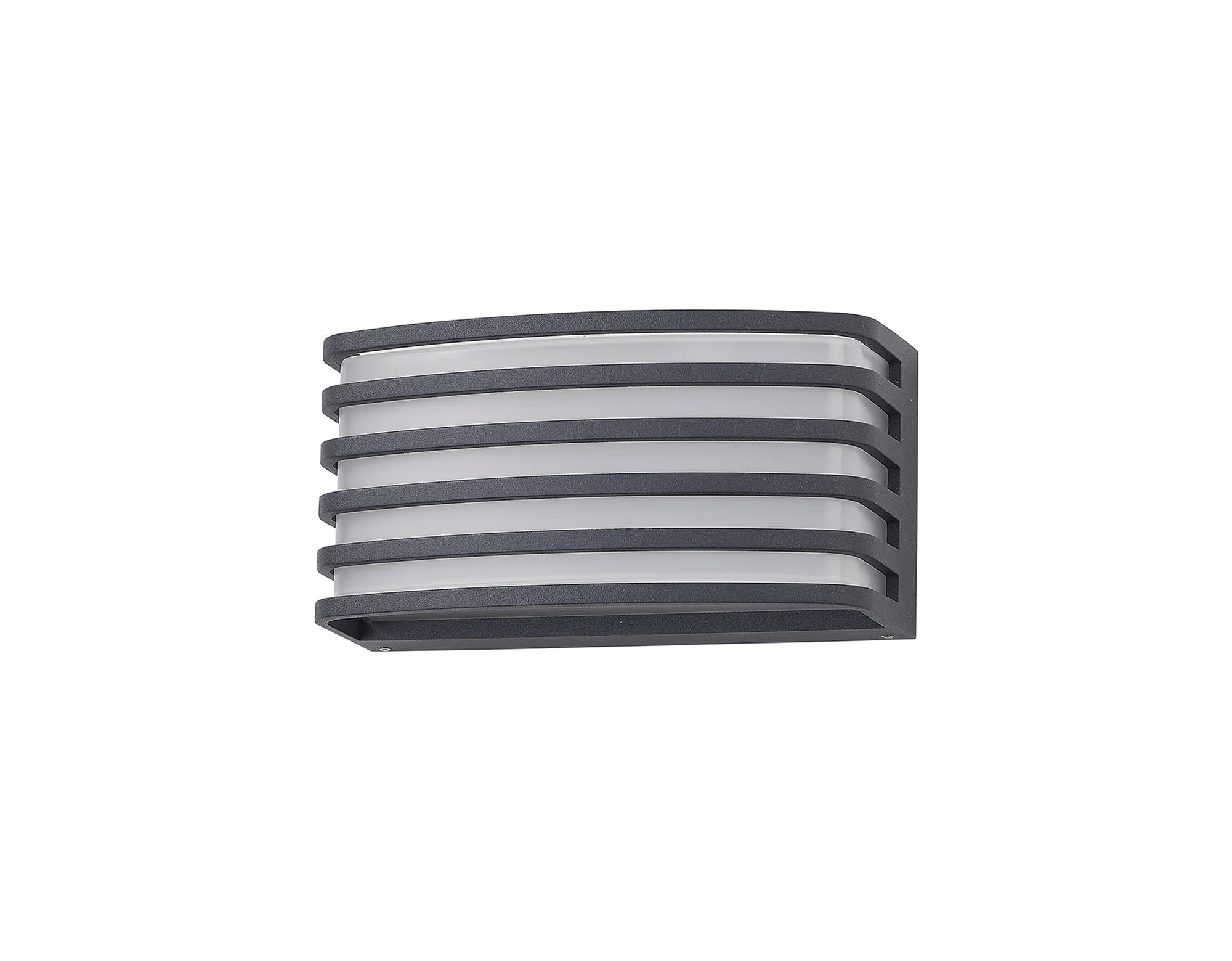 Bilbao Outdoor Wall Light, 1 x E27, IP54, Anthracite/Matt Black/Matt Brown & Opal PC Shade, 2yrs Warranty - Image 2