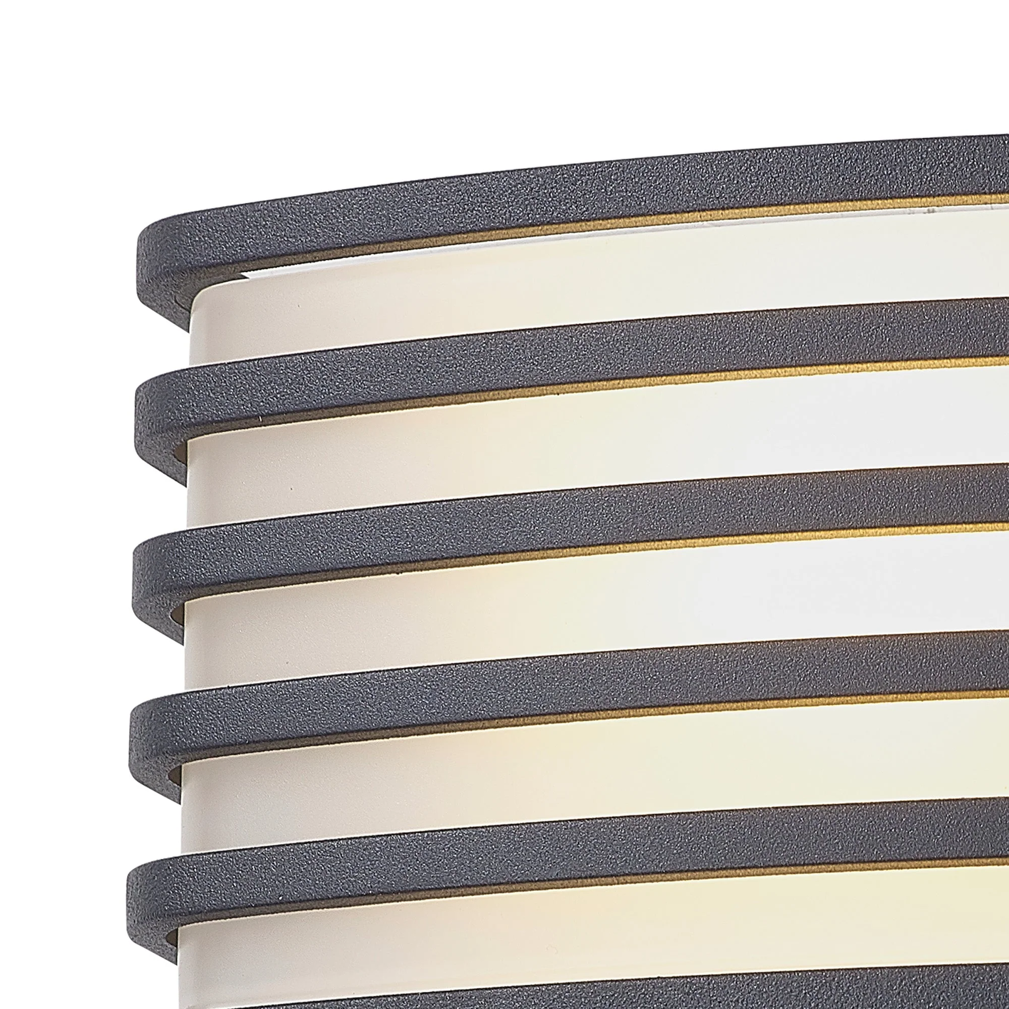 Bilbao Outdoor Wall Light, 1 x E27, IP54, Anthracite/Matt Black/Matt Brown & Opal PC Shade, 2yrs Warranty - Image 4