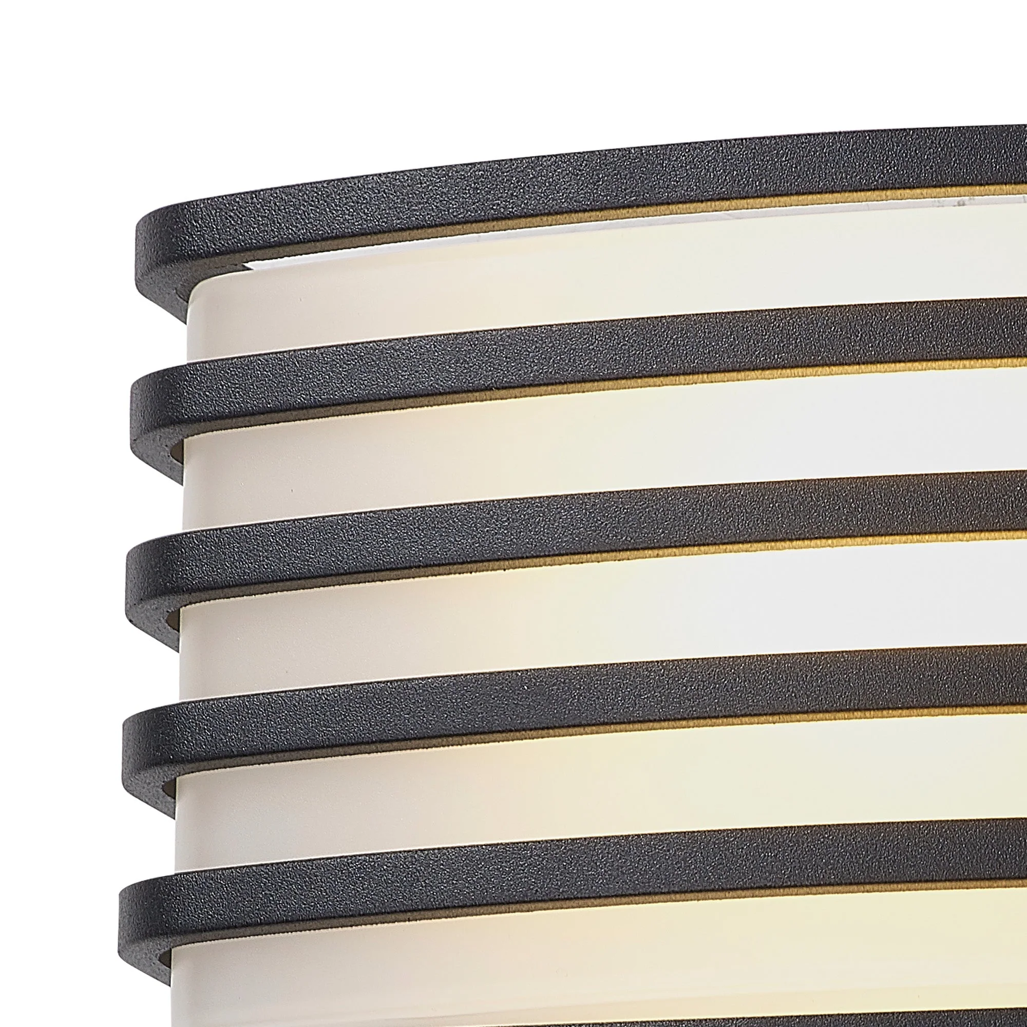 Bilbao Outdoor Wall Light, 1 x E27, IP54, Anthracite/Matt Black/Matt Brown & Opal PC Shade, 2yrs Warranty - Image 9