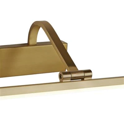 Bilbao Picture Light - Black & Brushed Gold/ Satin Brass Metal - Image 10