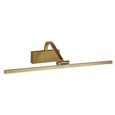 Bilbao Picture Light - Black & Brushed Gold/ Satin Brass Metal - Image 2