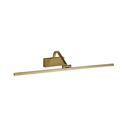 Bilbao Picture Light - Black & Brushed Gold/ Satin Brass Metal - Image 3