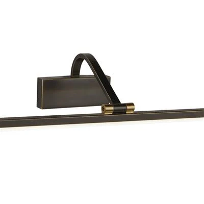 Bilbao Picture Light - Black & Brushed Gold/ Satin Brass Metal - Image 9