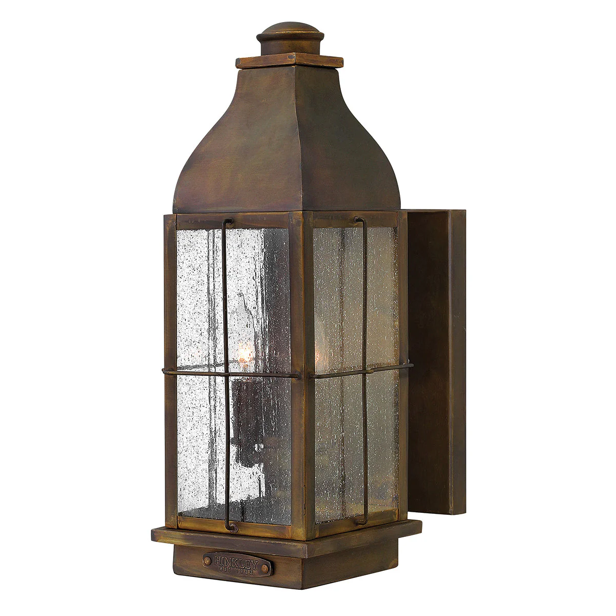 Bingham Small/Medium/Large Wall Lantern - Sienna Finish - Image 5