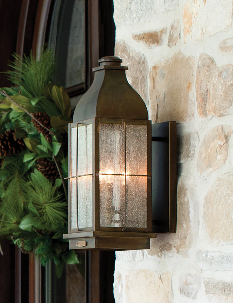 Bingham Small/Medium/Large Wall Lantern - Sienna Finish - Image 9