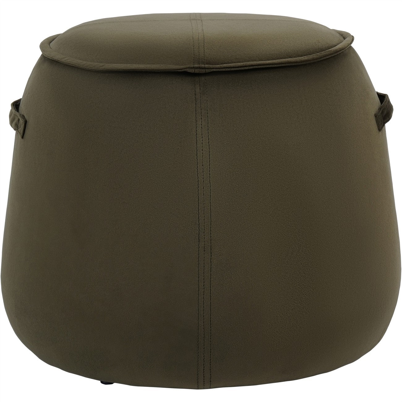 Bingham Upholstered Stool Velvet Green - Image 3
