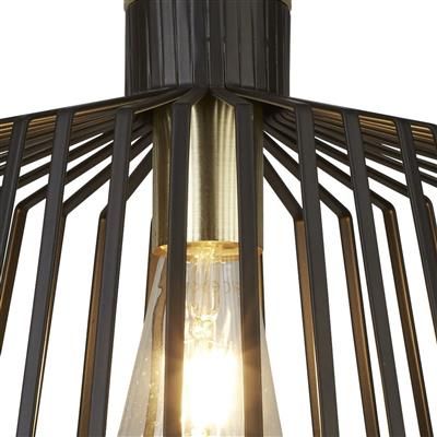 Bird Cage Ceiling Pendant - Various Sizes & Finishes - Image 6