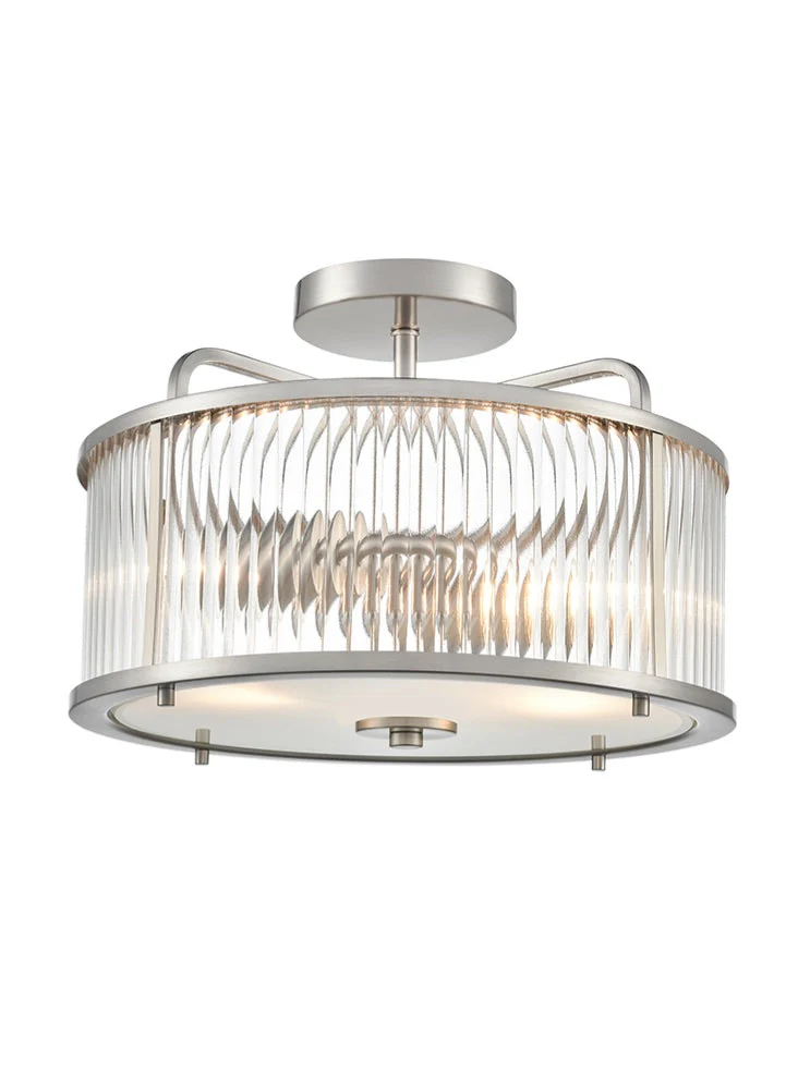 Birkenhead Semi-Flush Ceiling Fitting- Various Finishes - Image 2