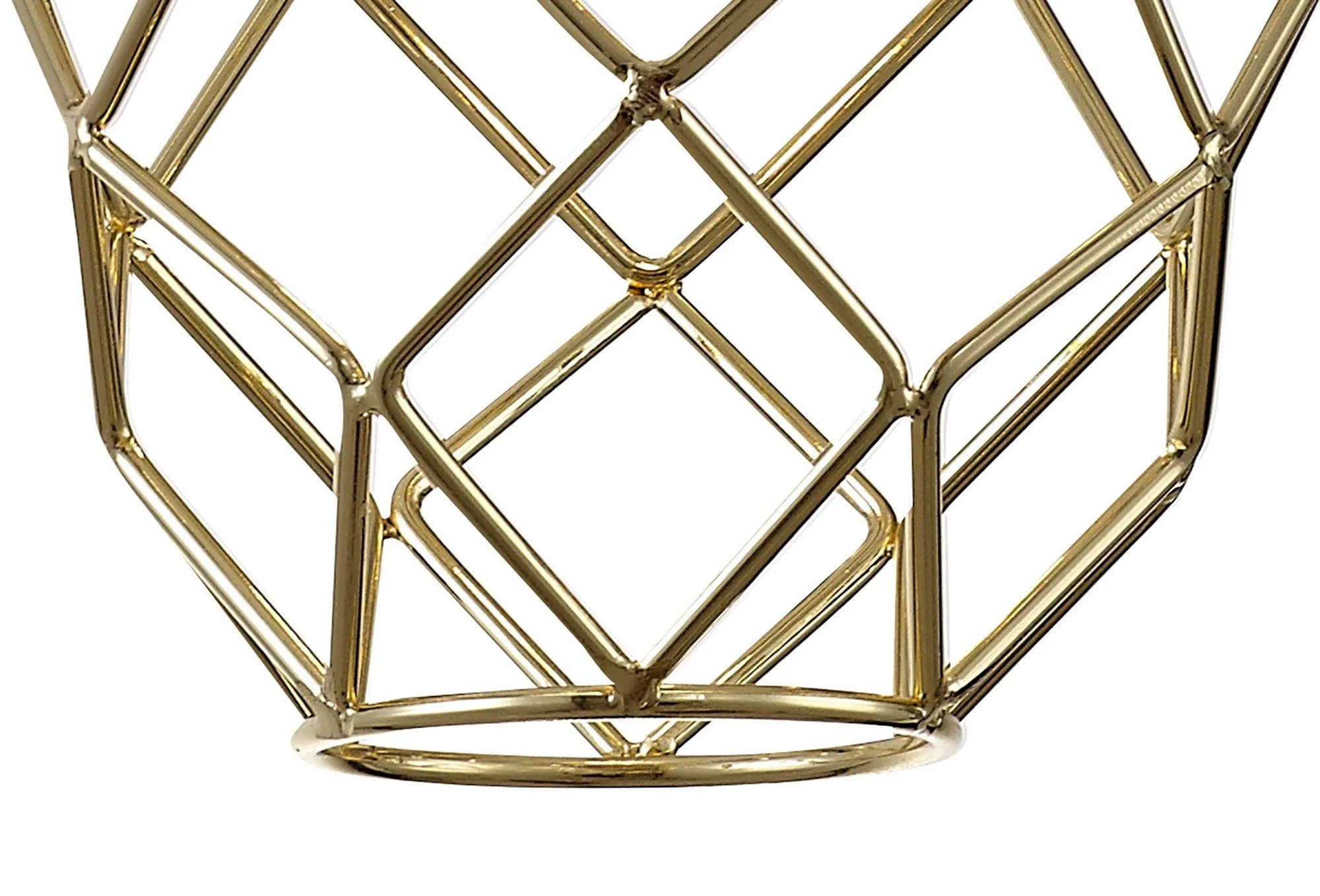 Bistreao Curved Cylinder Pendant, 1 x E27, Polished Brass - Image 4