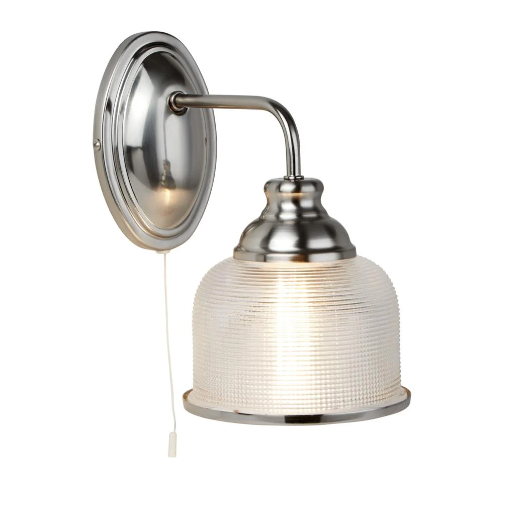 Bistro II 1Lt Wall Light - Antique Brass/Satin Silver - Image 6