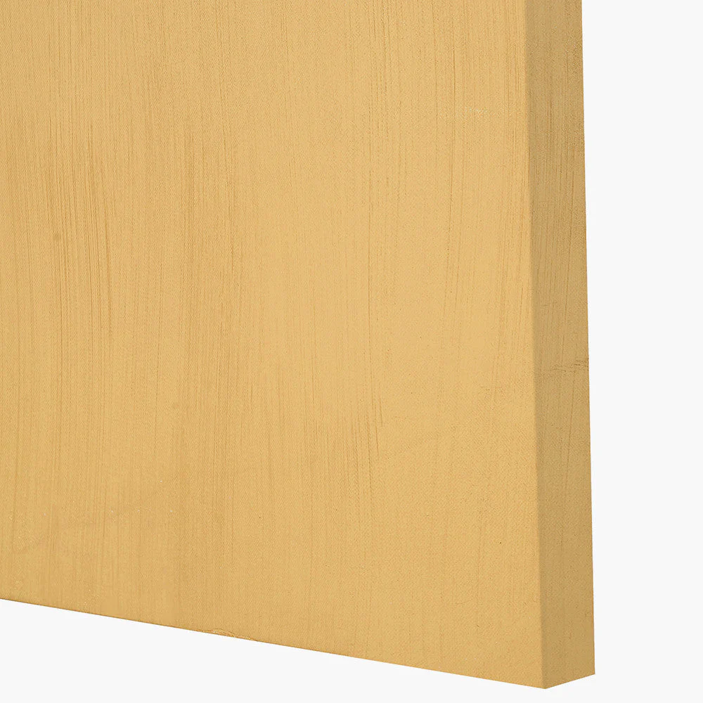 Black and Gold Abstract Frameless Canvas - Image 3