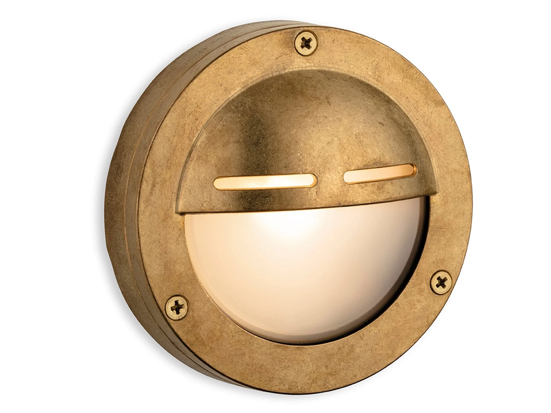 Blacksod Bulkhead- Solid Brass w Frosted Glass Finishes - Image 5