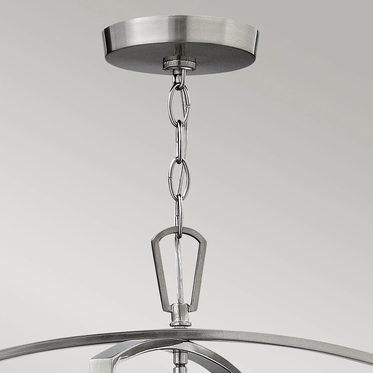 Blakely 3 Light Large Pendant - Brushed Nickel E14 - Image 2