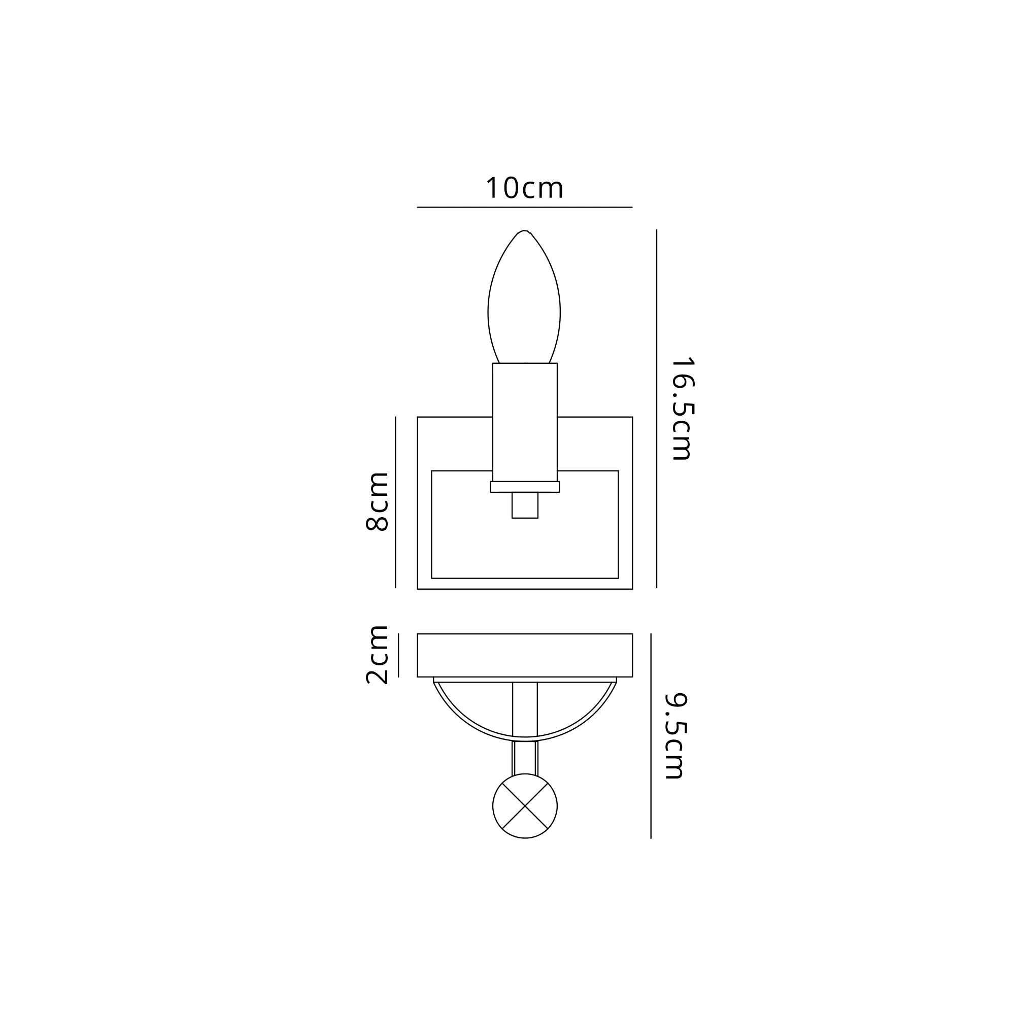 Blare 1/3 Light Wall Light- Various Colours - Image 34