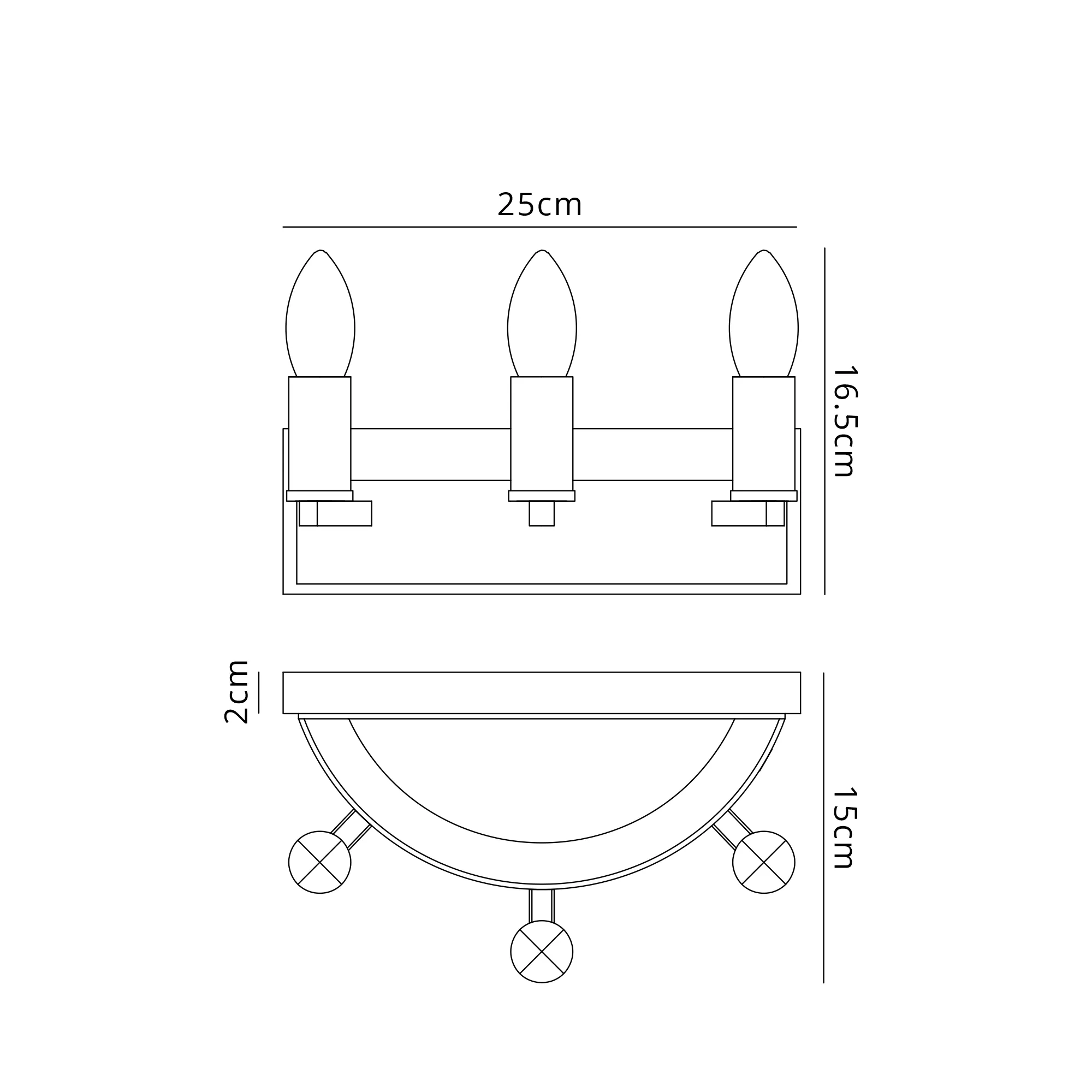 Blare 1/3 Light Wall Light- Various Colours - Image 38