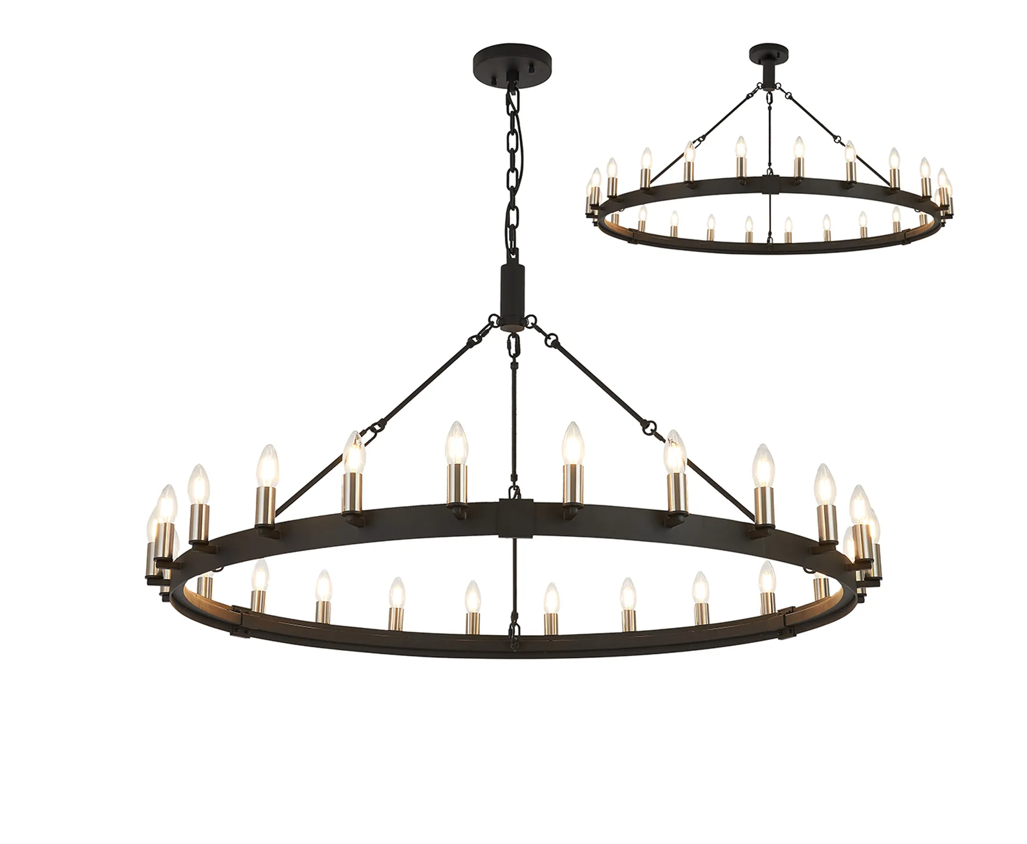Blare 24Lt/30Lt Chandelier - Various Finishes - Image 18