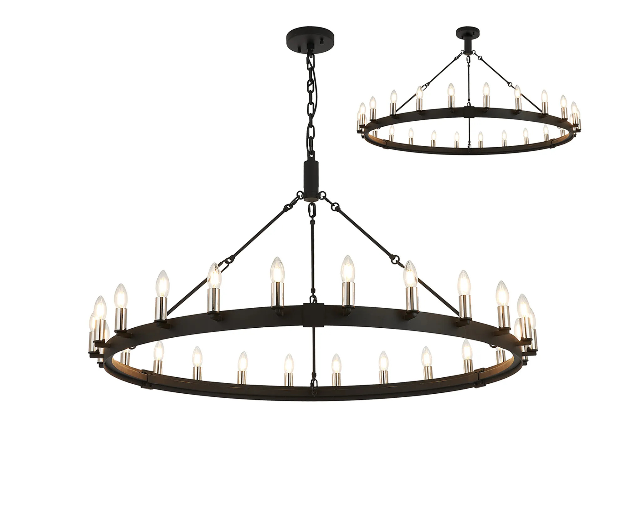 Blare 24Lt/30Lt Chandelier - Various Finishes - Image 21
