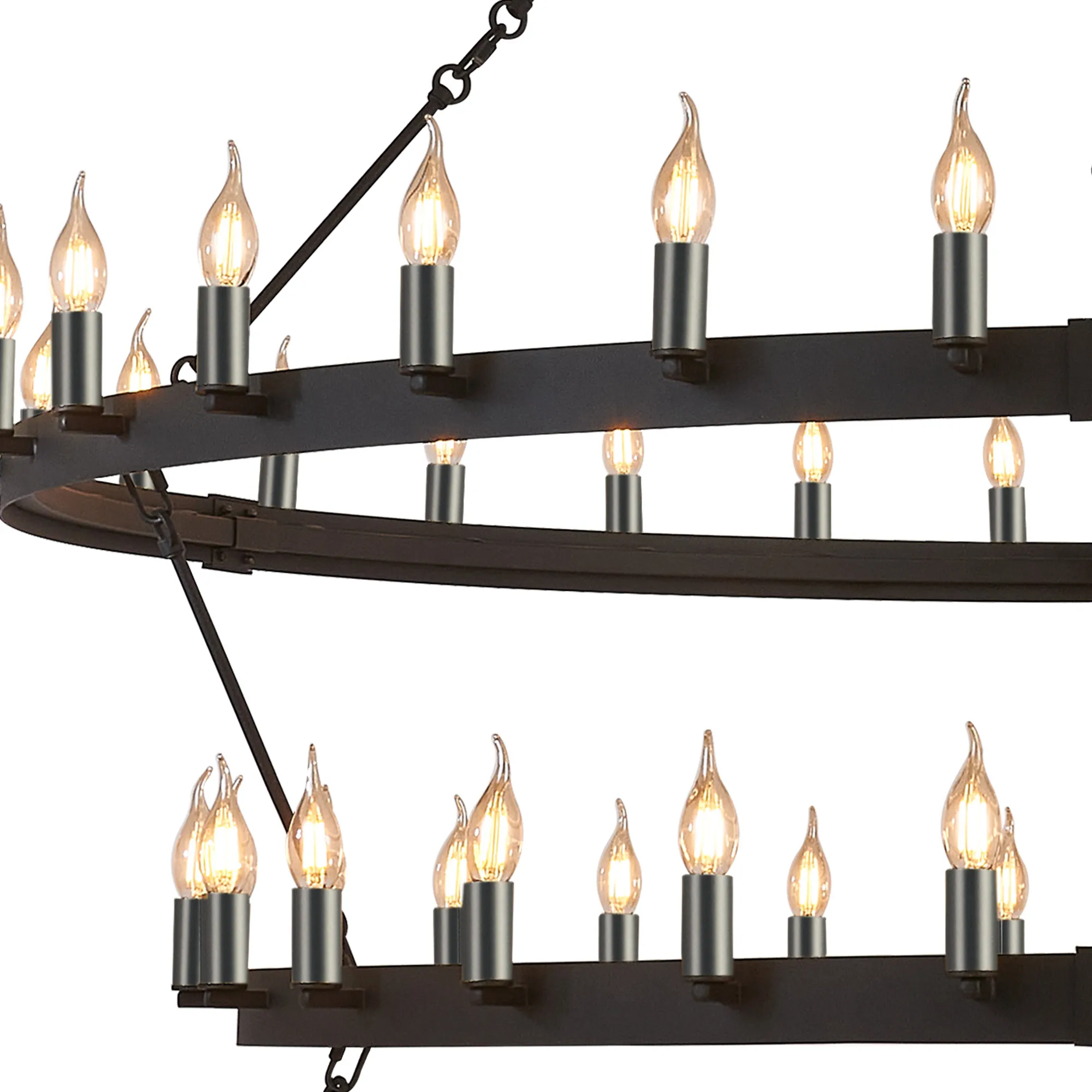 Blare 78/84 Light Chandelier- Various Finishes - Image 10