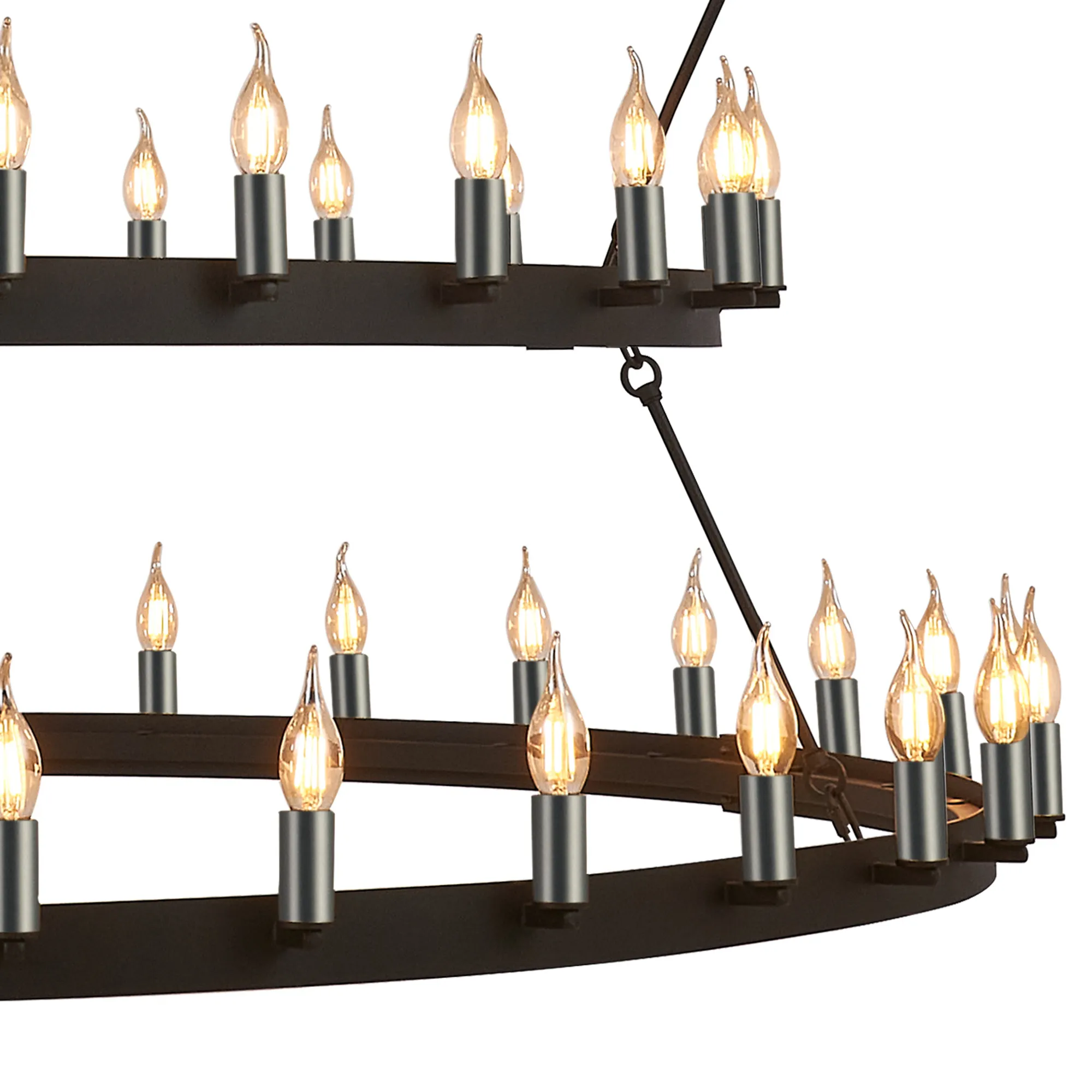 Blare 78/84 Light Chandelier- Various Finishes - Image 11