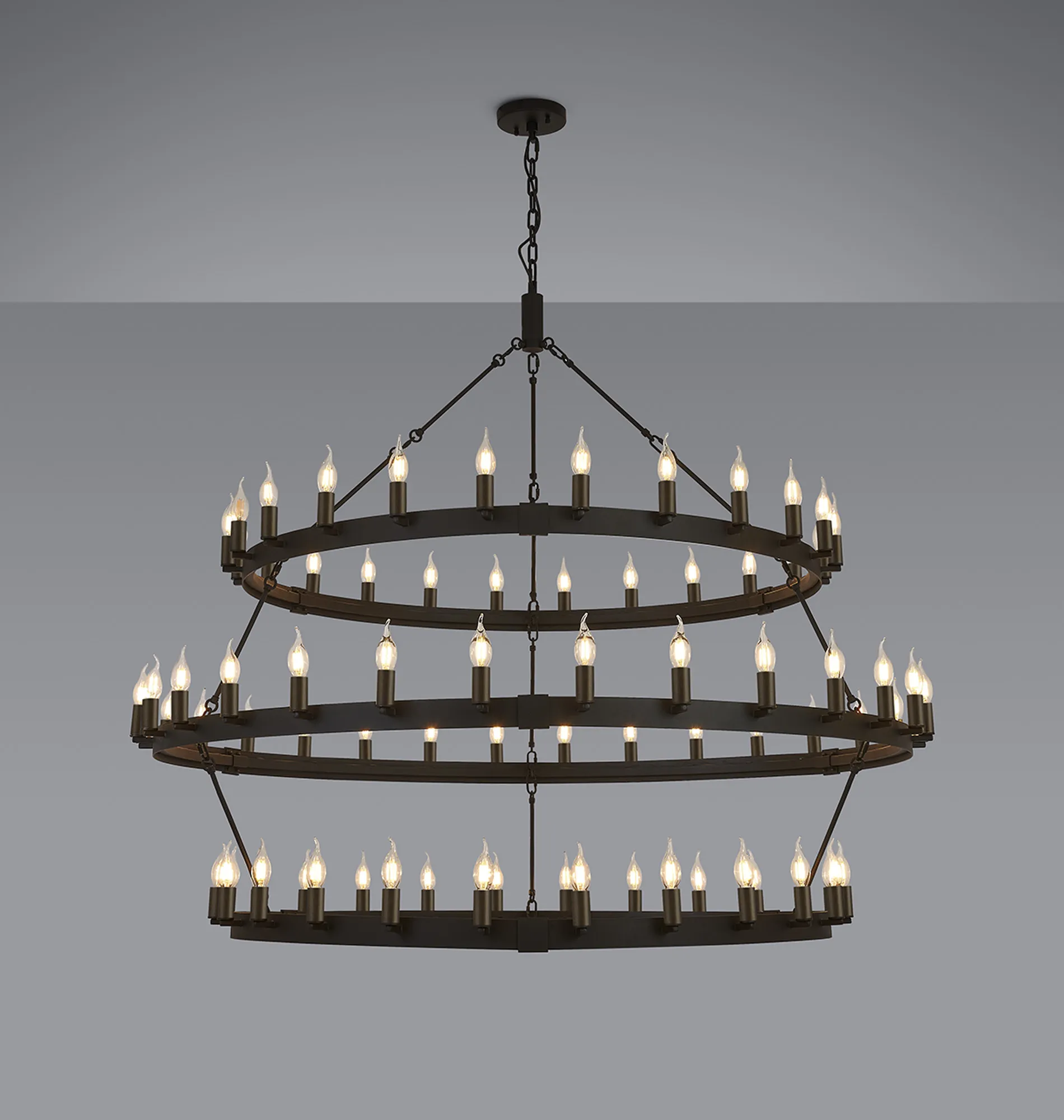 Blare 78/84 Light Chandelier- Various Finishes - Image 14