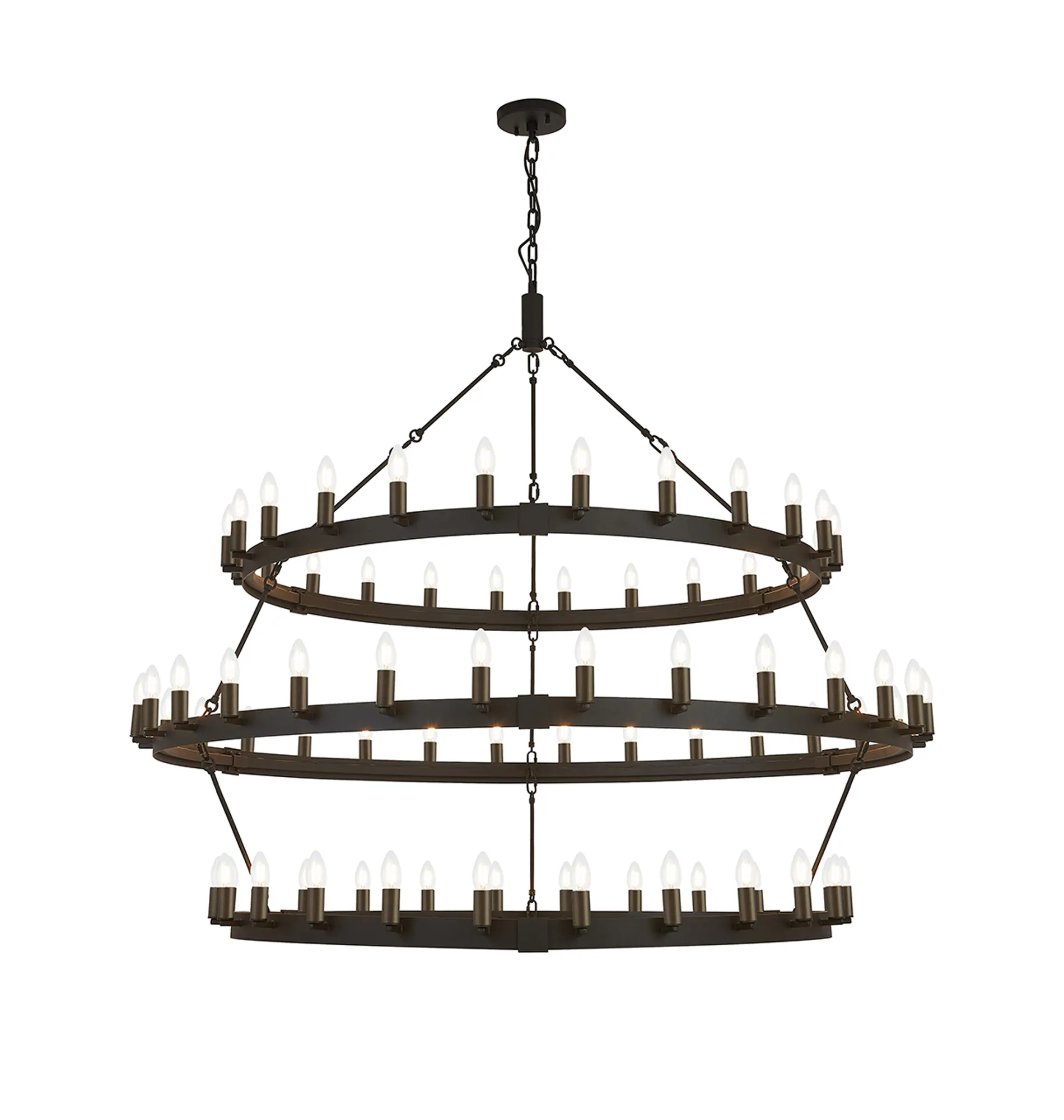 Blare 78/84 Light Chandelier- Various Finishes - Image 17